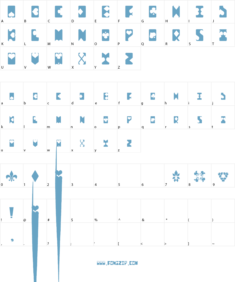 ACED IT Font Character